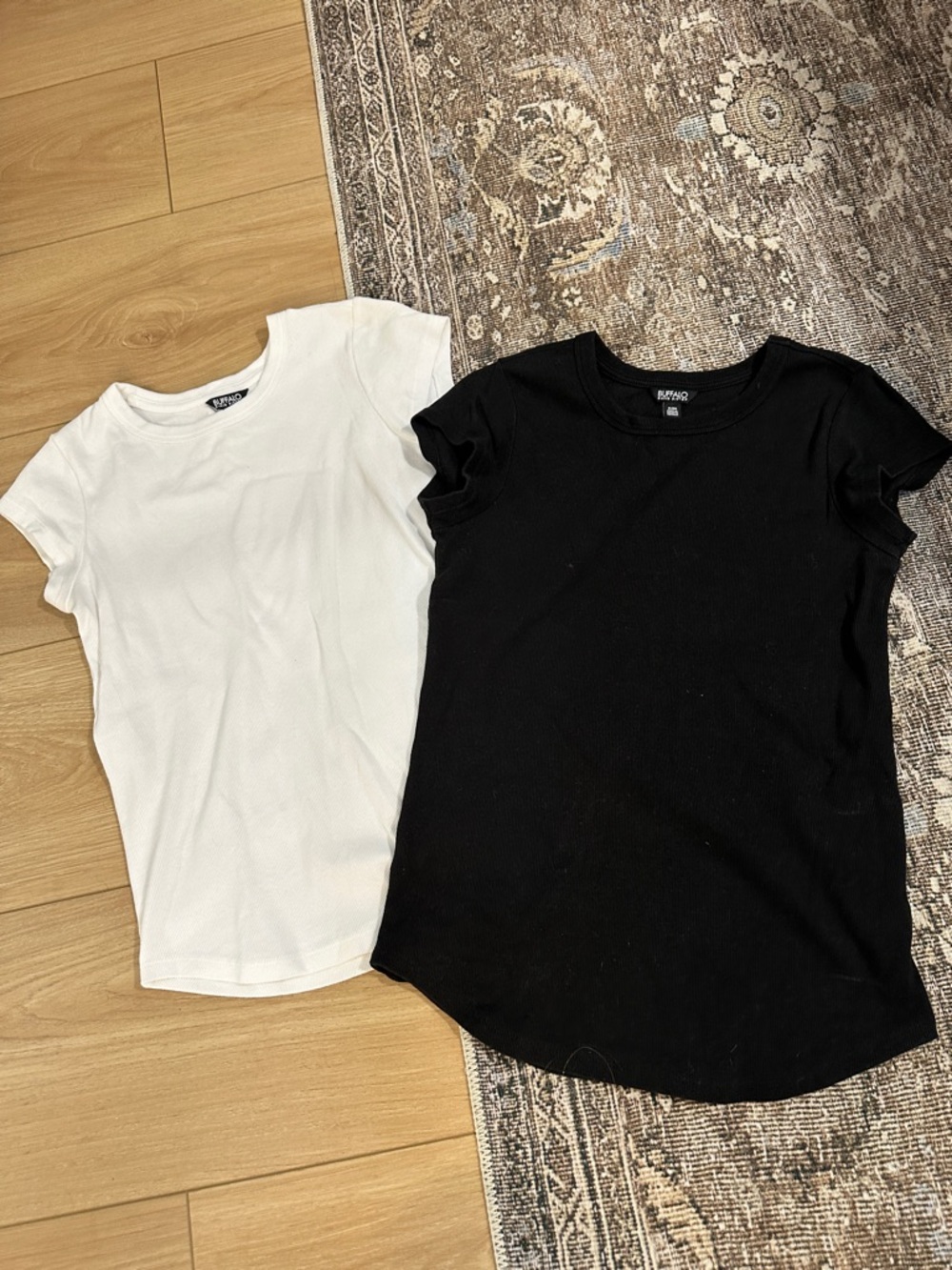 Buffalo David Bitton Kids Short Sleeve Tees - Black & White